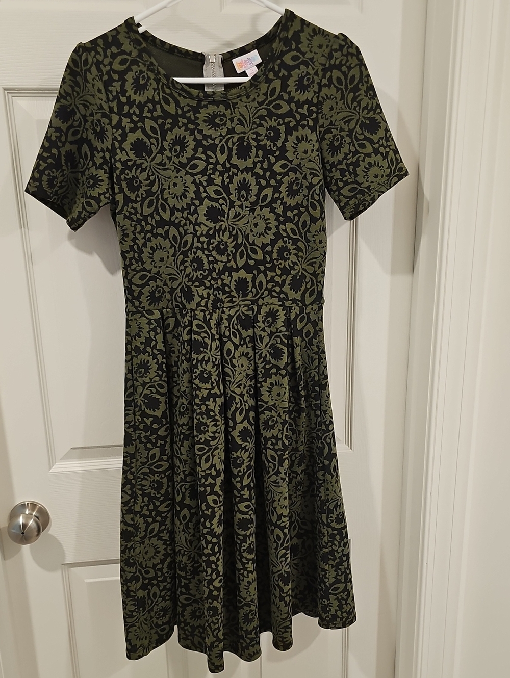 LuLaRow Black & Green Amelia Dress